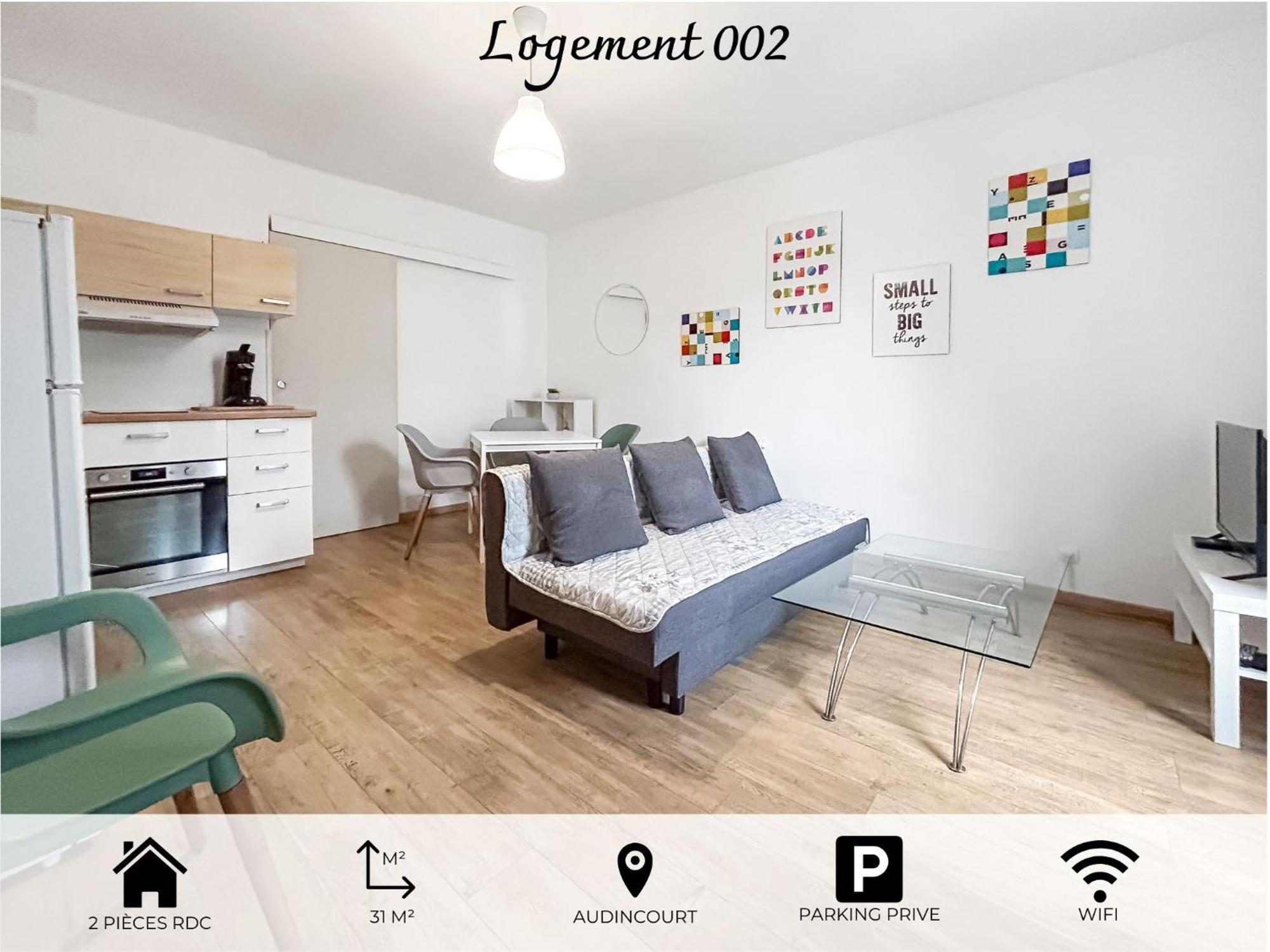Appartamento 002-T2 Cosy 2 A 4 Pers Lumineux Wifi & Parking Audincourt Esterno foto